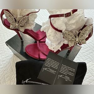 Giuseppe Zanotti - RARE Jeweled Butterfly 🦋 Heels